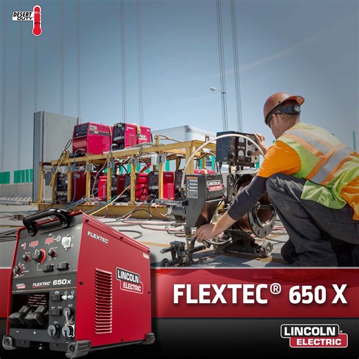 La soldadora multiprocesos Flextec® 650 X de Lincoln Electric es una fuente de energía inverter resistente a la intemperie para aplicaciones de trabajo pesado 😎💥 ¿Ya la conoces?🤔 Para descubrir todas sus características, da click aquí 👉 https://bit.ly/Flextec-650X | Lincoln Electric Latinoamérica