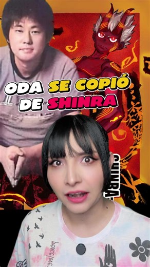 Oda se copió de Shinra #onepiece #curiosidades #manga