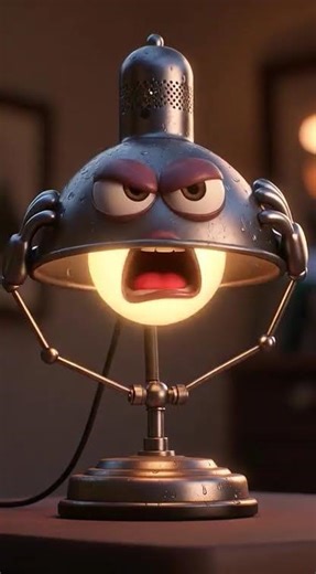 POV: Your Lamp is TIRED of being left on 💡🤬 #pov #funny #memes