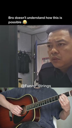 Bro doesn't understand how this is possible 😂 #meme #funny #usa #shorts #guitar