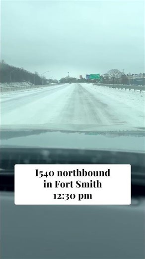 Driving conditions in Fort Smith