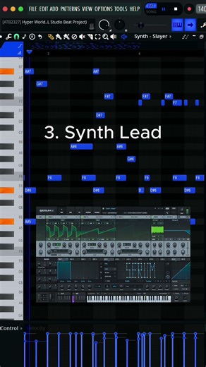 How to make hard synth rage beats in 2026 #flstudio #producer #tutorial