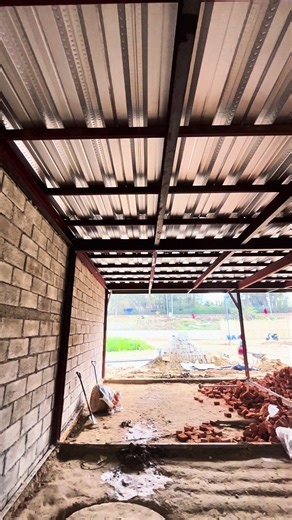This is where the real build begins 🏗️ 👷‍♀️🧱#renodesigns #construction #builder #interior #steelstructure