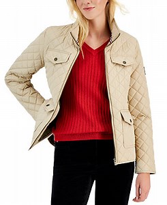 Tommy Hilfiger Women's Quilted Zip-Up Jacket - Macy's