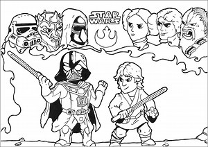 Star Wars Coloring Page