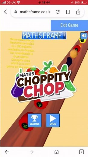 Mathsframe|Maths Choppity Chop|intro(because it’s good)#shorts