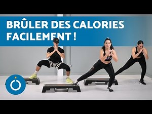 EXERCICES avec STEP 🍑 Exercices pour JAMBES et FESSIERS : BRÛLE GRAISSE et fessiers BOMBÉS