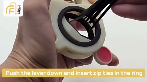 3 PCS Zip Tie Organizer Glows in The Dark, Lightweight Cable Tie Holder for Easy Organization Without Waste - Reusable Zip Tie Tool - Zip Tie Holder