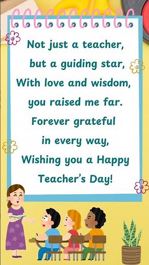 Happy teacher's day whatsapp status 2025 |Teacher's Day whatsapp status| Teacher's Day Quotes| Poem
