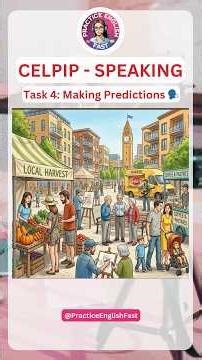 Stop saying 'I think' in your CELPIP Speaking Task 4: Making Predictions 🛑 #celpip #celpipspeaking