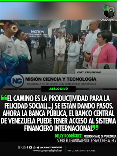 Venezuela: Levantan Sanciones al BCV y Banca Pública