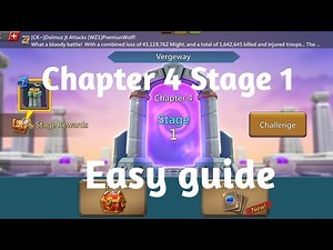 Lords mobile Vergeway Chapter 4 Stage 1 easiest guide