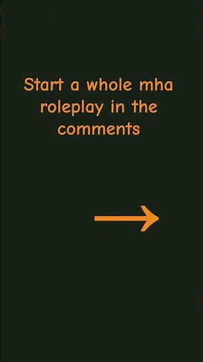 start a mha roleplay in the comments