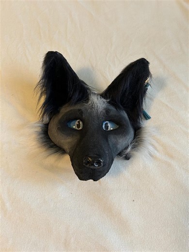 Silver Fox Mask - Etsy