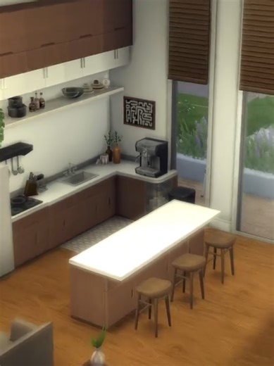 Cozy Kitchen and Reading Corner Decor Ideas in Sims 4