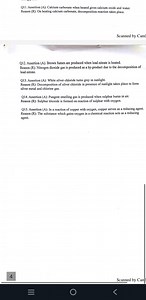 Q11. Assertion (A): Calcium carbonate when heated gives calcium... | Filo