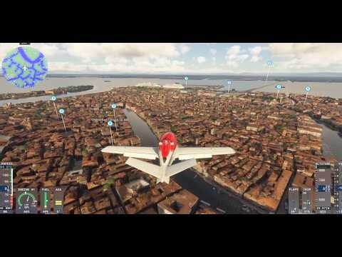 Flying Over Venice | Microsoft Flight Simulator 2024