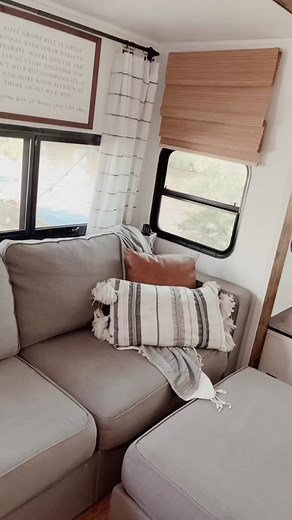 Want to know how to change your RV window treatments? Check it out! You don’t have to be scared to make big edits 🙌🏻, and not everything has to be hung with a command hook 😉#tutorial #renovation #howto #faq #rvhacks #rvupgrades #rvhacks #hacks #rv #rvlife #rvrenovation #rvtraveladventures #rvliving #rvreels #explore #rvlifestyle #fulltimefamily #travel #adventure #tinyliving #beforeandafter #camping #fyp #instagood #instadaily #fulltimefamily #seekadventure #glamping