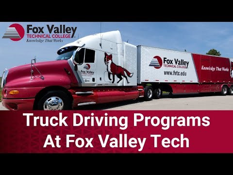 Truck Driving Programs | Fox Valley Technical College