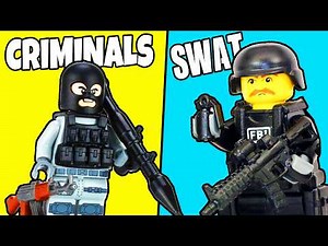 I built a SWAT BATTLE in LEGO...