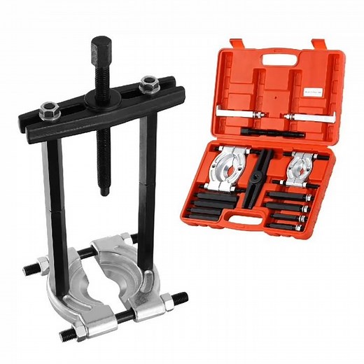 How to use a bearing separator and puller kit | 14-piece bearing puller set review