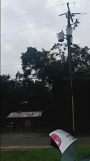 Balloon Takes Out Powerline Transformer