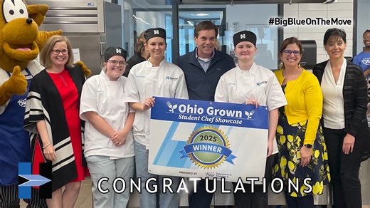 5.8K views · 73 reactions | Congratulations to Hamilton High School's student chef team for winning the Ohio Grown Student Chef Showcase, they received many compliments on their flavor, colors, and presentation; not to mention their professionalism, communication, and organization. Special thanks to Chef Roger for all him hard work and leadership with the team! And we can verify the dish was delicious! #BigBlueOnTheMove #HamiltonProud | TvHAMILTON | Facebook