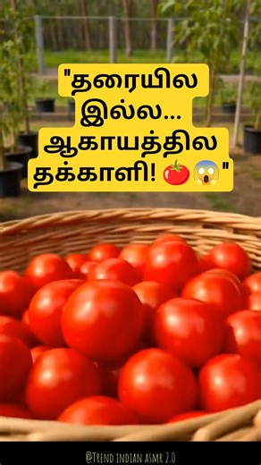 🍅 தக்காளி செடி தலைகீழா வளருமா?! 😱 3X மகசூல் ரகசியம் 🤯🔥 | Smart Farming Hack 🌿✨