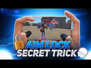 Auto Aim lock🔒trick in free fire | Aim lock headshot free fire sensitivity | Aim lock setting ff