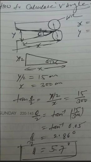 V-angle-Simple Welding Calculations
