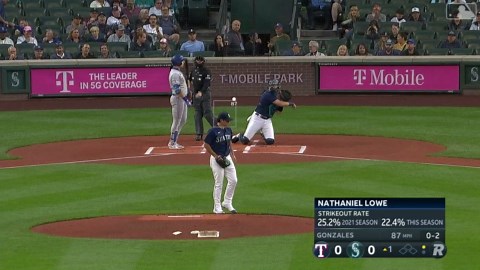 Marco Gonzales K's 4 batters