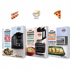 2.8K views · 32 reactions | Three’s a crowd, so comment with an emoji to vote for your favorite Ninja® Foodi™ cookbook. Get yours today. 肋= Keto cookbook = Blender cookbook = Oven cookbook | Ninja Kitchen | Facebook
