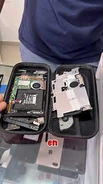 Repairing a Nintendo Switch with a YouTube video 😅. #nintendo #nintendoswitch #repair #technician