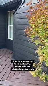 452K views · 8.9K reactions | DIY Slatted Planter wall 華We love how this transformed the look of our exterior! Comment “link” for the link to the pots! They are one of our favorite finds! #tutorial #howto #diyprojectideas #homediy #handmade #diy #diyprojects #diycrafts #diyhomedecor #plants #woodworker #woodworkingcommunity #outdoorliving #exteriordesign #exterior | Emyludesigns | Facebook