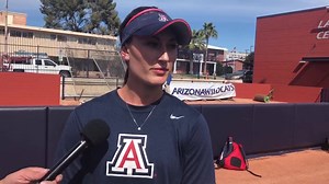 4.4K views · 91 reactions | Here’s Arizona Softball senior Gina Snyder talking about throwing a shutout against Team Japan in what was her first outing of the season | AZ Desert Swarm | Facebook