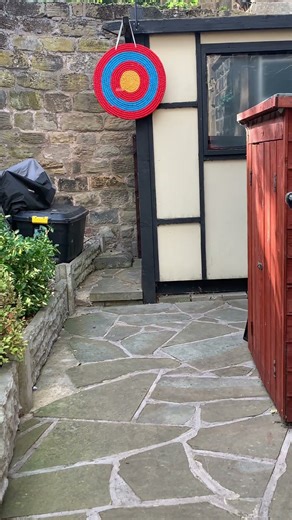 Crossbow practice with sharpened arrows