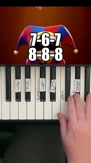 2/2 Running the Show - The Amazing Digital Circus Piano Tutorial #shorts