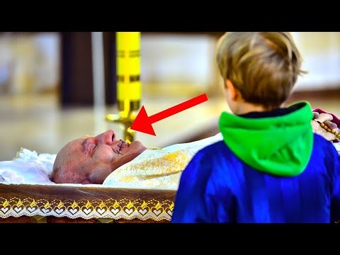 During the Funeral, an Angry boy Opened His Grandfather Coffin. What Happened Next Made Everyone Scr