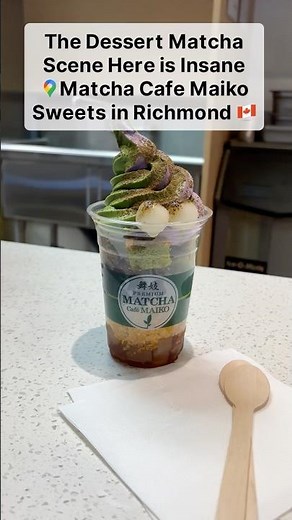 Richmond’s Dessert Matcha Scene is Insane at Matcha Cafe Maiko in Richmond, BC Canada 🇨🇦