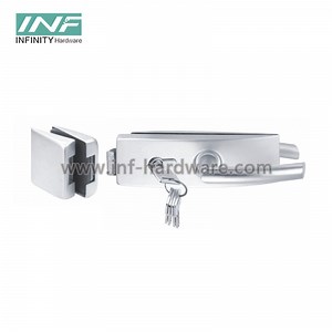 [Hot Item] Home Hotel Shower Room Glass Lock Fixed Handle Glass Door Lock Bathroom Accessories