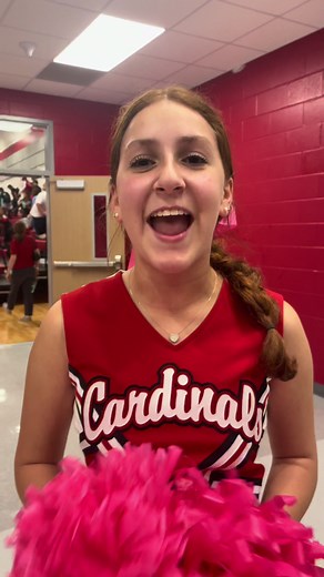 JV Cheer team before and after the Freshman/JV Volleyball games!! Cheered their hearts out!📣❤️📣 #cheer #beforeandafter