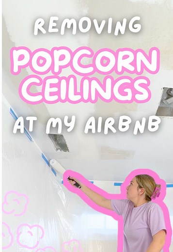 Bathroom Popcorn Ceiling Removal in Wilmington, NC Airbnb