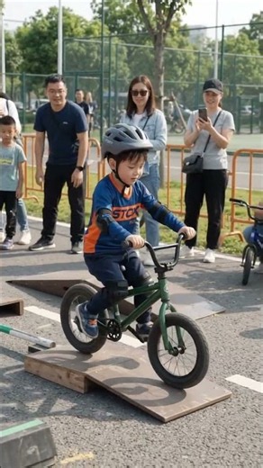 5-Year-Old Boy CRUSHES a BMX Balance Course! 🚴🔥