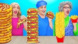 4.5K views · 144 reactions | 123GO! Challenge — Fast food Challenge || Viral Fast Food Hacks | 123 GO Challenge | Facebook