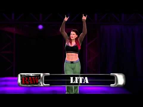 "Attitude Era" Lita makes her entrance in WWE '13 (Official)