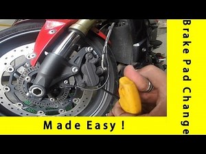 Triumph | Brake Pad Replacement | DIY | ABS