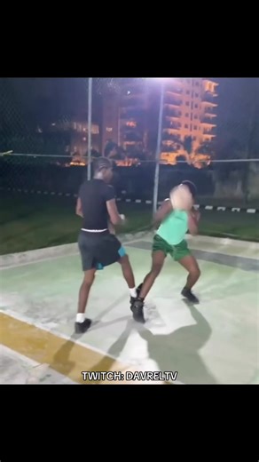 Intense 1v1 Basketball Showdown at David💜