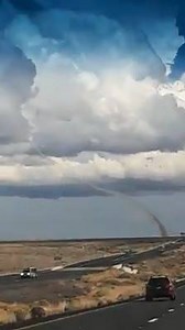 TORNADO: Check out the tornado captured on video that touched down near Flagstaff today around 2:00 p.m. It was seen along Interstate 40 near Meteor Crater Road. No reports of any damage so far. Thank you Randi Nicole White for the video. | FOX 10 Phoenix