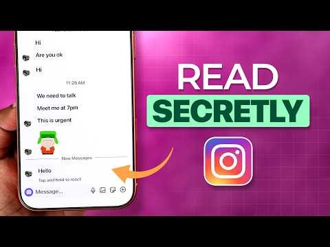 How to Read Instagram Messages Without Seen! [Turn Off Read Receipts]