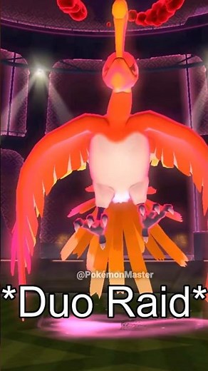 *DUO* DYNAMAX Ho-Oh raid (Without Max Mushroom) in Pokemon GO.